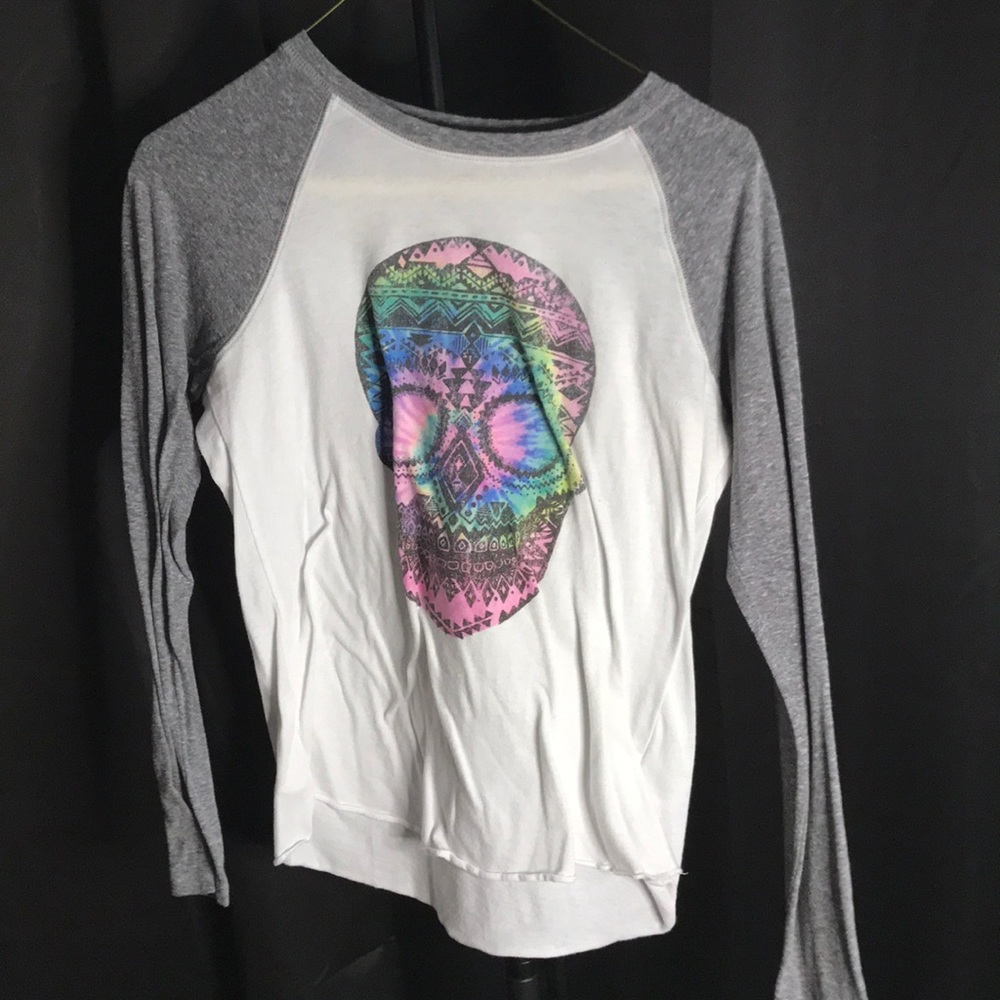 Tye dye skull shirt